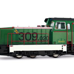 ADIF Diesel-Rangierlokomotive 309  grün/weiss  Ep. VI  DCC