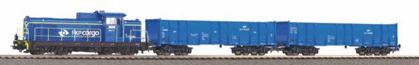 Start-Set PKP Cargo Diesellok SM42 + 2 Hochbordwagen  A-Gleis B  Ep. VI