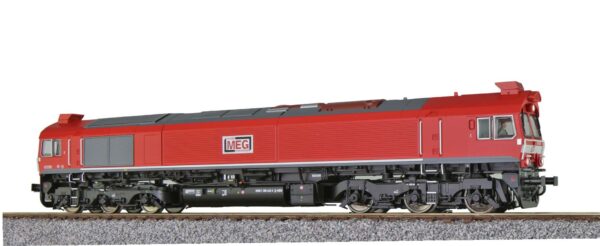 MEG Diesellok C77  266 442  verkehrsrot  Ep VI  DCS/ACS