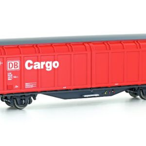 DB Cargo 2-achsiger Schiebewandwagen Hbbillns verkehrsrot   Ep.VI