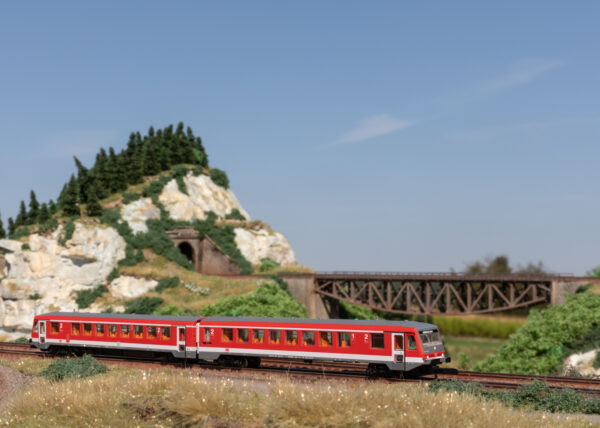 Dieseltriebwagen BR 628.2 mit Steuerwagen BR 928.2