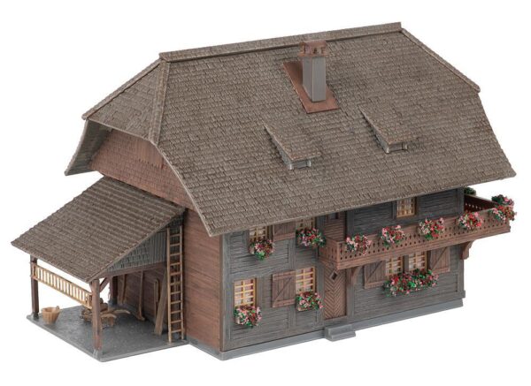 Jubiläumsmodell Uhrenmacherhaus mit Figur