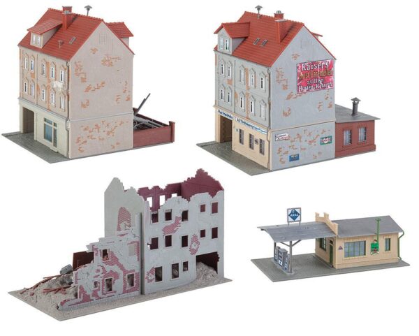 Gebäude-Set 50er Jahre