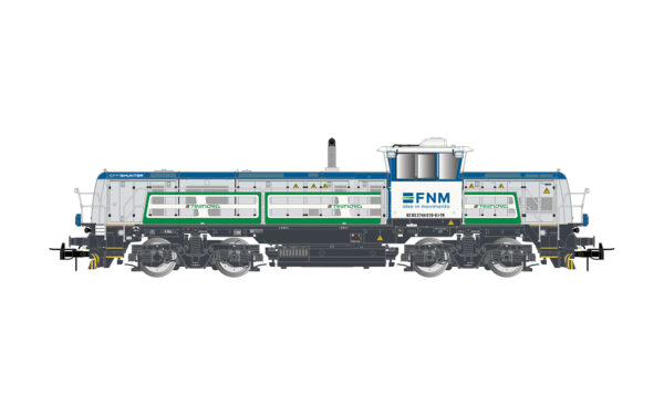 FNM/Trenord Diesellok Effishunter 1000  grau/blau/grün  Ep. VI