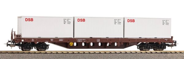 Containertragwg. Rs DSB IV  beladen mit 3 Containern DSB