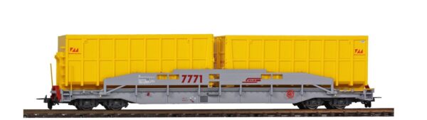 RhB Sl 7771 ACTS Tragwagen, Mulden "Montalta"
