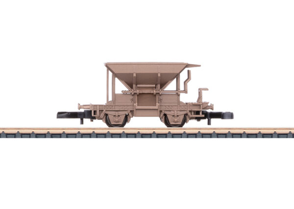Schotterwagen in Echtbronze