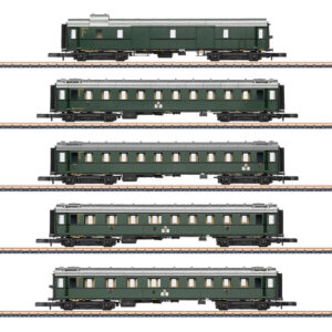 Schnellzugwagen-Set der Einheitsbauart 1928 bis 1930