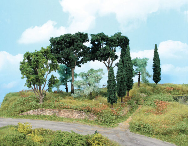 Mediterranes Baumset, 11 Bäume 8 -17 cm